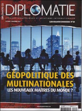 Couverture du livre « Diplomatie gd n 29 geopolitique des multinationales » de  aux éditions Diplomatie