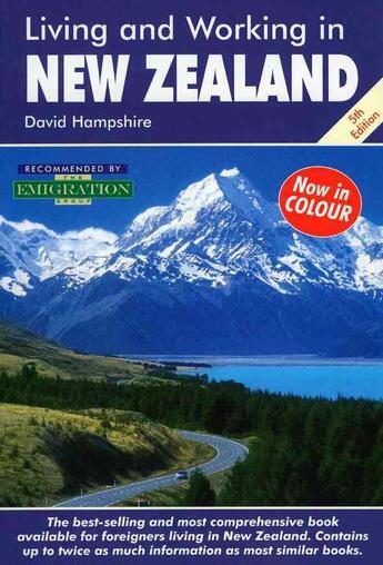 Couverture du livre « Living and working in New Zealand 5th ed » de David Hampshire aux éditions Survival Books