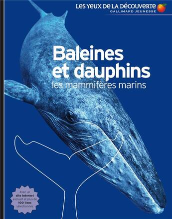 Couverture du livre « Baleines et dauphins ; les mammifères marins » de Vassili Papastavrou aux éditions Gallimard-jeunesse