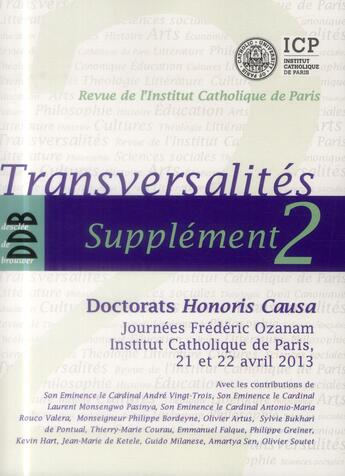 Couverture du livre « Doctorats honoris causa » de  aux éditions Desclee De Brouwer