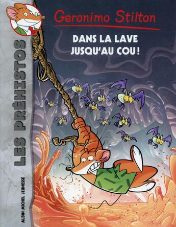 Couverture du livre « Les préhistos Tome 10 » de Geronimo Stilton aux éditions Albin Michel