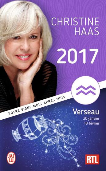 Couverture du livre « Verseau 2017 » de Christine Haas aux éditions J'ai Lu