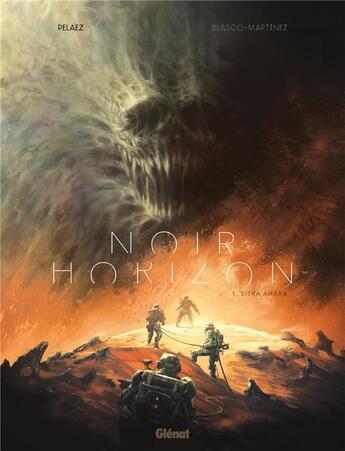 Couverture du livre « Noir horizon Tome 1 » de Benjamin Blasco-Martinez et Philippe Pelaez aux éditions Glenat