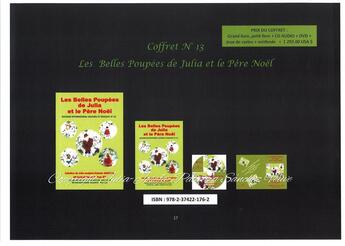 Couverture du livre « Les belles poupées de Julia et le père Noël » de Julia-Josepha-Patricia Sanchez aux éditions Croire Savoir Vouloir