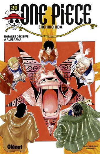 Couverture du livre « One Piece - édition originale Tome 20 : bataille décisive à Alubarna » de Eiichiro Oda aux éditions Glenat