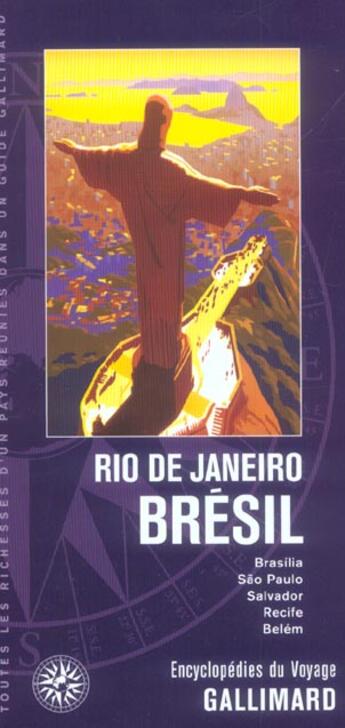 Couverture du livre « RIO DE JANEIRO BRESIL » de Collectif Gallimard aux éditions Gallimard-loisirs