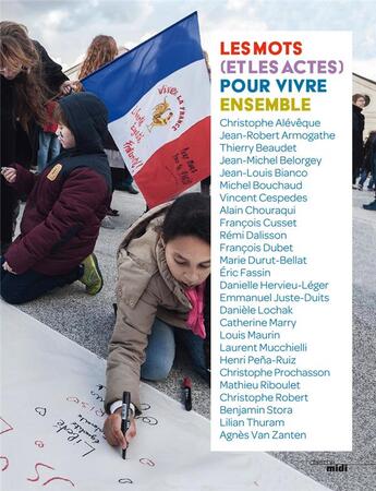 Couverture du livre « Les mots (et les actes) pour vivre ensemble » de  aux éditions Cherche Midi