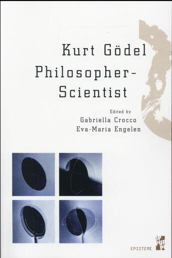 Couverture du livre « Kurt godel philosopher scientist » de Crocco Gabriell aux éditions Pu De Provence