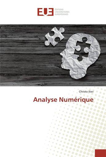 Couverture du livre « Analyse numerique » de Iliev Christo aux éditions Editions Universitaires Europeennes