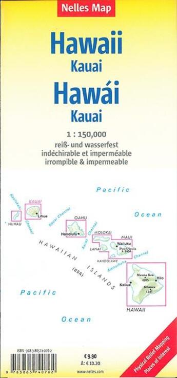 Couverture du livre « Hawaii, Kauai » de  aux éditions Nelles