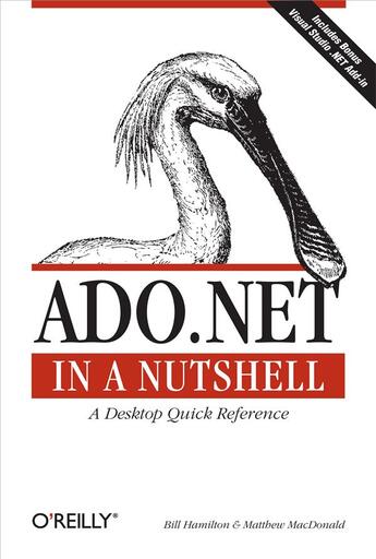 Couverture du livre « Ado.net in a nutshell » de Matthew Mcdonald aux éditions O'reilly Media