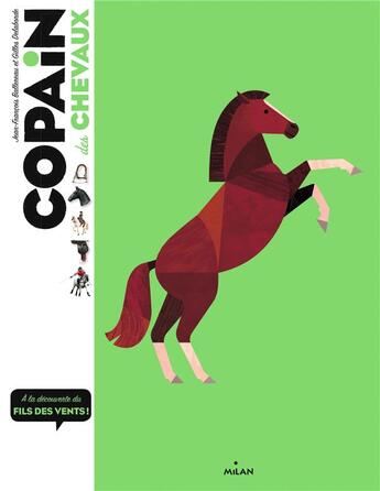 Couverture du livre « Copain des chevaux » de Jean-Francois Ballereau et Gilles Delaborde et Benjamin Flouw aux éditions Milan