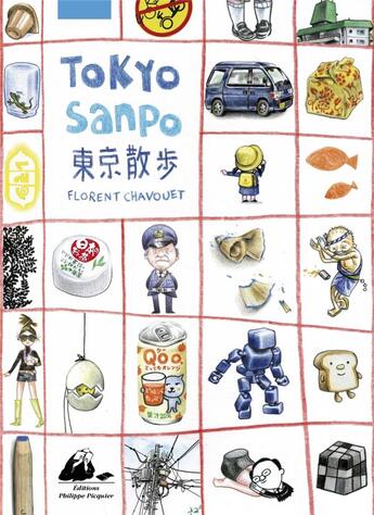 Couverture du livre « Tokyo Sanpo » de Florent Chavouet aux éditions Picquier