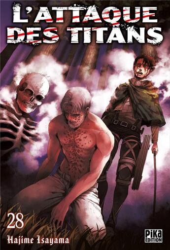 Couverture du livre « L'attaque des titans Tome 28 » de Hajime Isayama aux éditions Pika