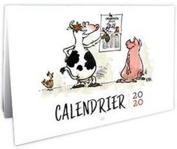 Couverture du livre « Calendrier Gab (édition 2020) » de Gab aux éditions France Agricole