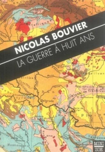 Couverture du livre « La guerre à huit ans » de Nicolas Bouvier aux éditions Zoe