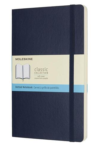 Couverture du livre « Carnet pointillé grand format souple saphir » de  aux éditions Moleskine