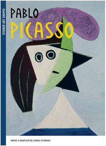 Couverture du livre « Pablo picasso (sticker art shapes) » de Sylvie Delpech aux éditions Frances Lincoln