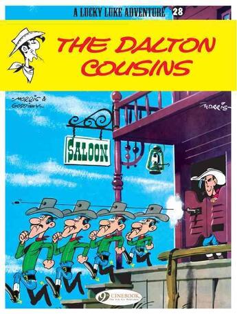 Couverture du livre « Lucky Luke t.28 : the Dalton cousins » de Rene Goscinny et Morris aux éditions Cinebook