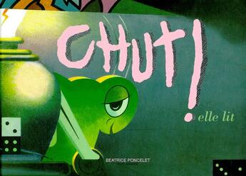 Couverture du livre « Chut ! elle lit » de Beatrice Poncelet aux éditions Seuil Jeunesse