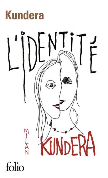 Couverture du livre « L'identité » de Milan Kundera aux éditions Folio