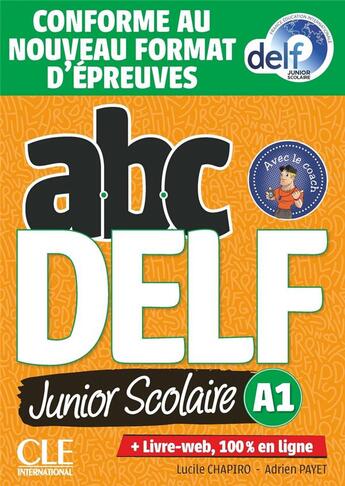 Couverture du livre « Delf junior niv.a1 + livret + cd nelle edition » de Chapiro/Payet aux éditions Cle International