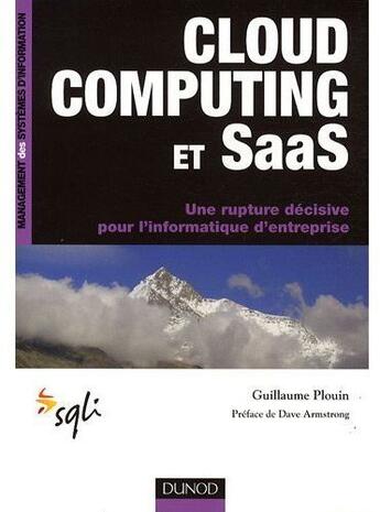 Couverture du livre « Cloud computing et Saas » de G Plouin aux éditions Dunod