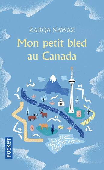 Couverture du livre « Mon petit bled au Canada » de Zarqua Nawaz aux éditions Pocket