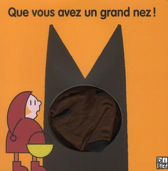 Couverture du livre « Que vous avez un grand nez ! » de Sylvain Diez aux éditions Thomas Jeunesse