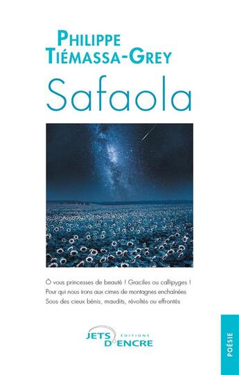 Couverture du livre « Safaola » de Philippe Tiemassa-Grey aux éditions Jets D'encre