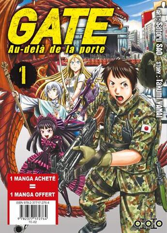 Couverture du livre « Gate ; au-delà de la porte : Tome 1 et Tome 2 » de Sao Satoru et Yanai Takumi aux éditions Ototo