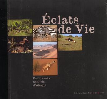 Couverture du livre « Eclats de vie » de Lariviere J aux éditions Editions De Monza