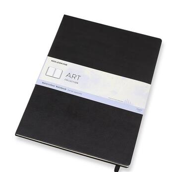 Couverture du livre « Carnet aquarelle format A3 rigide noir » de  aux éditions Moleskine