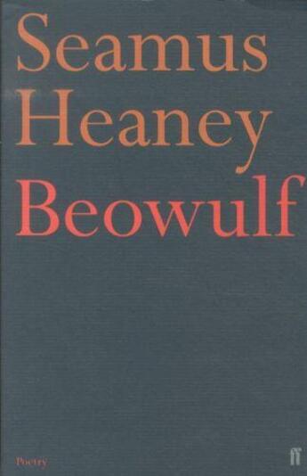 Couverture du livre « BEOWULF - A NEW TRANSLATION » de Seamus Heaney aux éditions Faber Et Faber