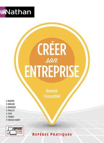 Couverture du livre « Créer son entreprise (édition 2020) » de  aux éditions Nathan