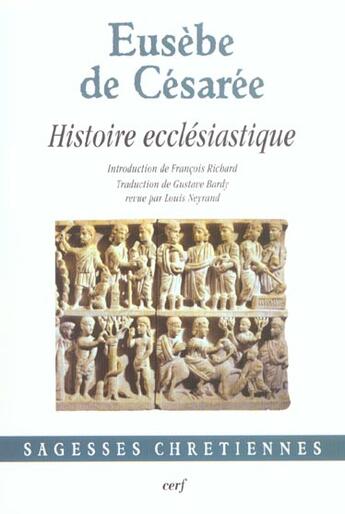 Couverture du livre « Histoire ecclésiastique » de Eusebe De Cesaree aux éditions Cerf