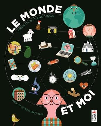 Couverture du livre « Le monde et moi. une histoire infografique » de Trius/Casals aux éditions Saltimbanque