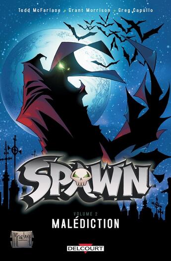 Couverture du livre « Spawn Tome 2 : malédiction » de Grant Morrison et Greg Capullo et Todd Mcfarlane aux éditions Delcourt