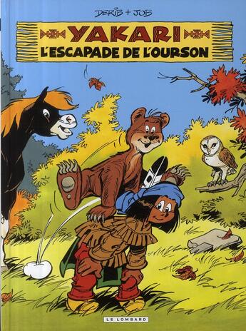 Couverture du livre « Yakari t.35 : l'escapade de l'ourson » de Derib et Job aux éditions Lombard