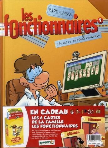 Couverture du livre « Les fonctionnaires T.9 ; réussite professionnelle » de Bloz et Beka aux éditions Bamboo