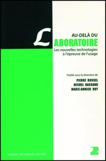 Couverture du livre « Au dela du laboratoire » de Rossel aux éditions Ppur