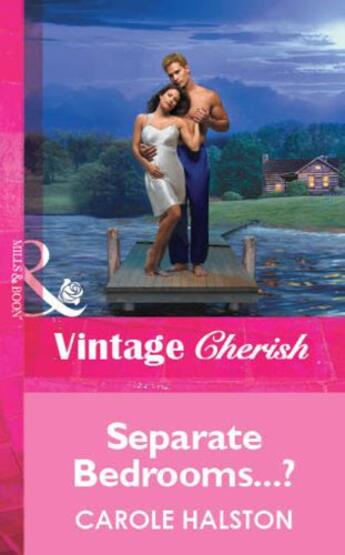 Couverture du livre « Separate Bedrooms...? (Mills & Boon Vintage Cherish) » de Halston Carole aux éditions Mills & Boon Series