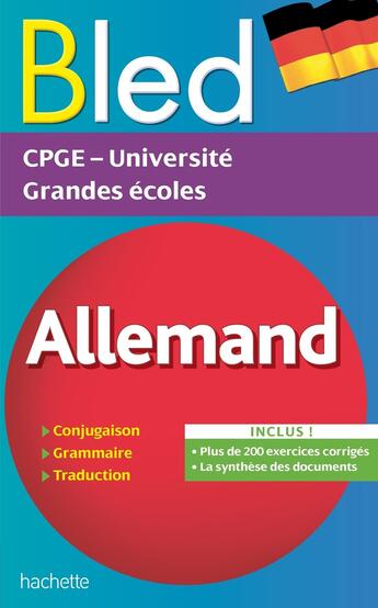 Couverture du livre « Bled supérieur ; allemand » de Marie Marhuenda et Bernard Viselthier aux éditions Hachette Education