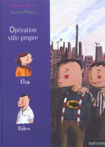 Couverture du livre « Operation Ville Propre » de Laurence Gillot et Clotilde Perrin aux éditions Nathan