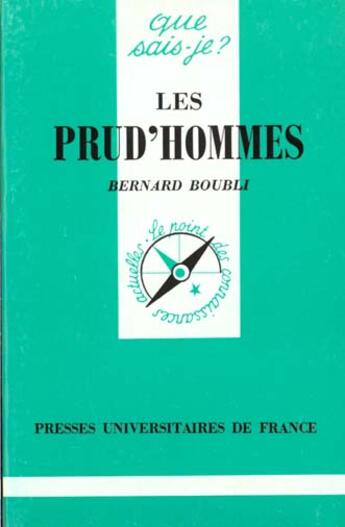 Couverture du livre « Les prud'hommes qsj 2197 » de Boubli B. aux éditions Que Sais-je ?