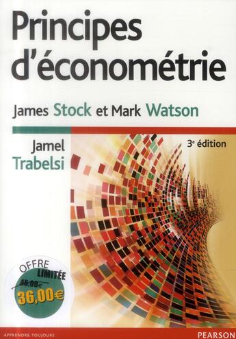 Couverture du livre « Principes d econometrie 3e nouveau prix » de Stock Et Watson aux éditions Pearson