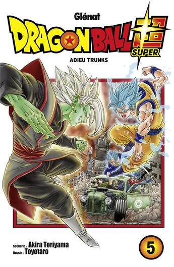 Couverture du livre « Dragon Ball Super Tome 5 : adieu Trunks » de Akira Toriyama et Toyotaro aux éditions Glenat