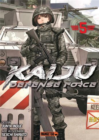 Couverture du livre « Kaijû defense force Tome 5 » de Junya Inoue et Seiichi Shirato aux éditions Mangetsu