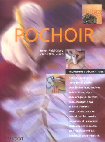 Couverture du livre « Pochoir » de Reyes Pujol-Xicoy et Juana Julia Casals aux éditions Vigot