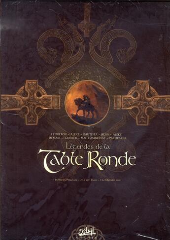 Couverture du livre « Légendes de la table ronde ; coffret t.1 à t.3 » de Grenier et Bautista et R Le Breton et Pacurariu et Alexe aux éditions Soleil